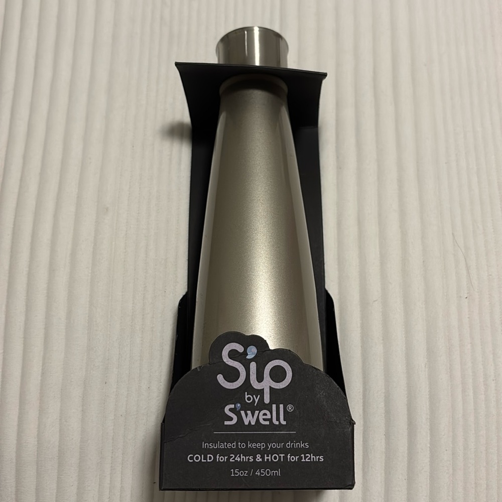 Sip by Swell Water Bottle Sterling 15 oz